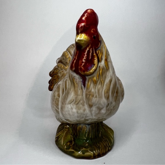 Hen & Rooster Decorative Ceramic Figures 6-6.5” Unbranded - Picture 3 of 14